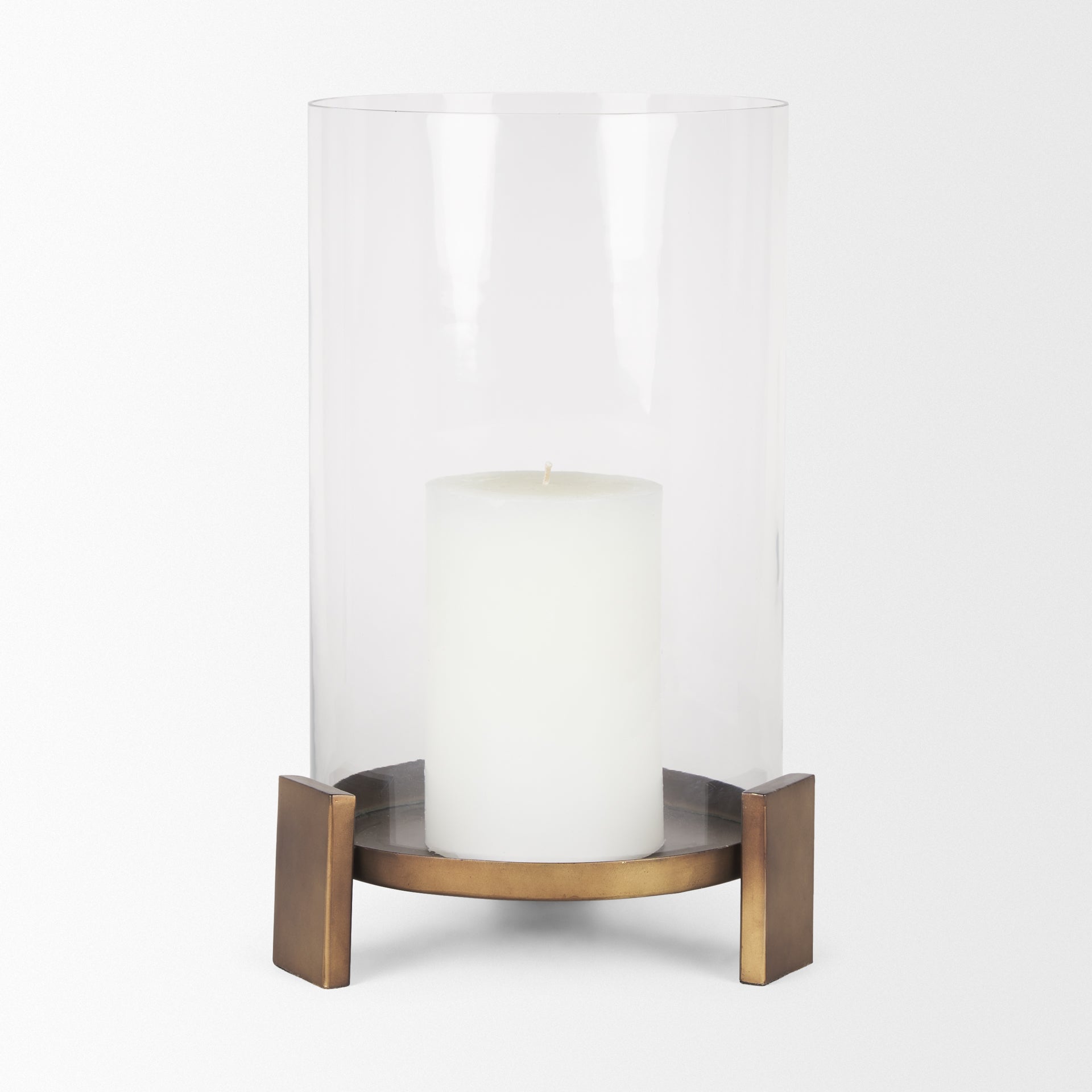 Mercana Price 10" x 10" x 13.8" Glass Candle Holder