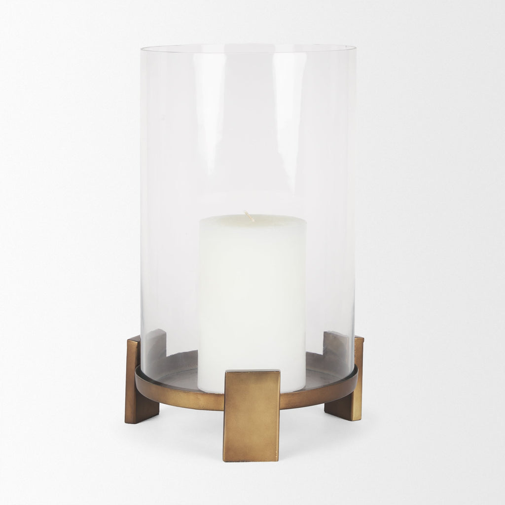 Mercana Price 10" x 10" x 13.8" Glass Candle Holder