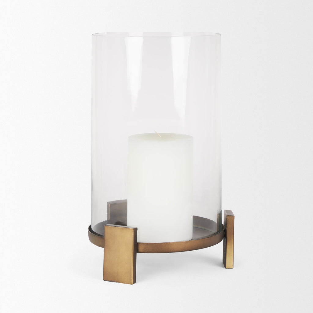 Mercana Price 10" x 10" x 13.8" Glass Candle Holder