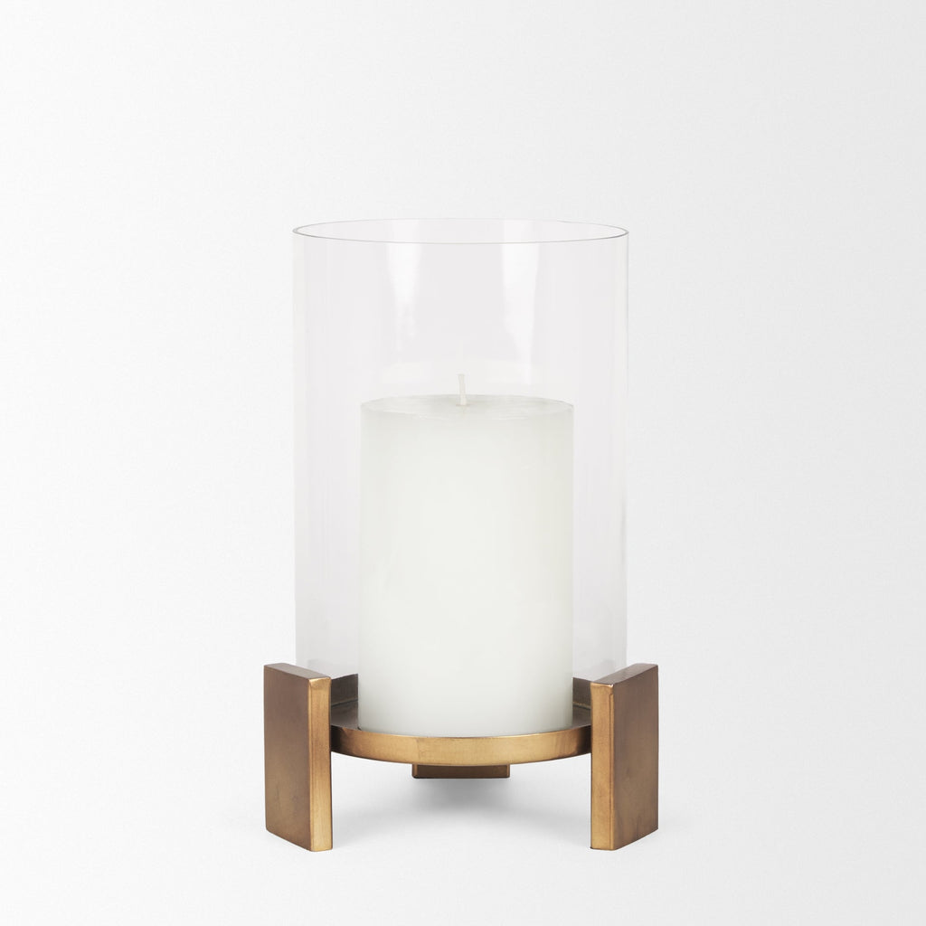 Mercana Price 8" x 8" x 11.5" Glass Candle Holder