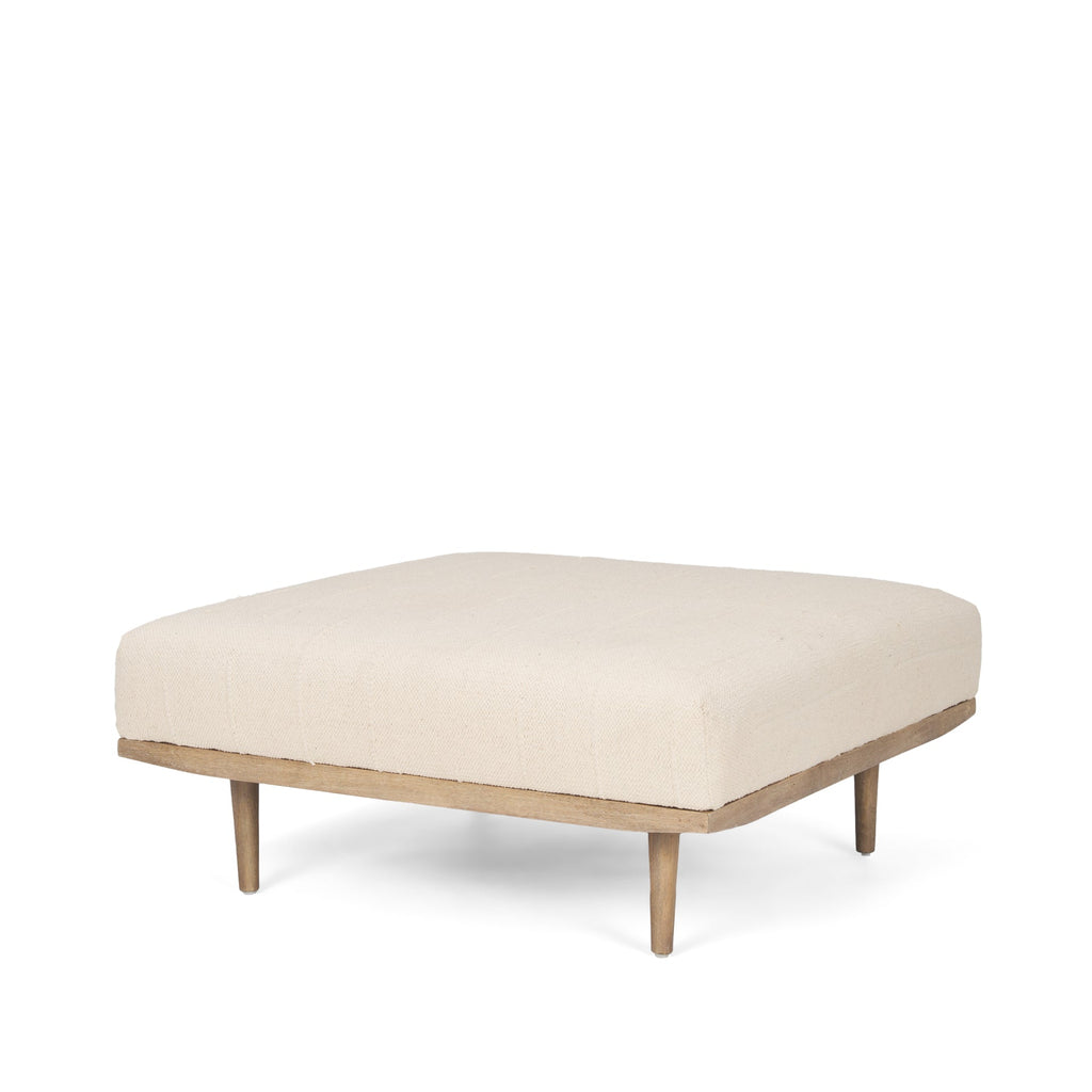 Mercana Shae 37" x 37" x 16" Fabric Ottoman