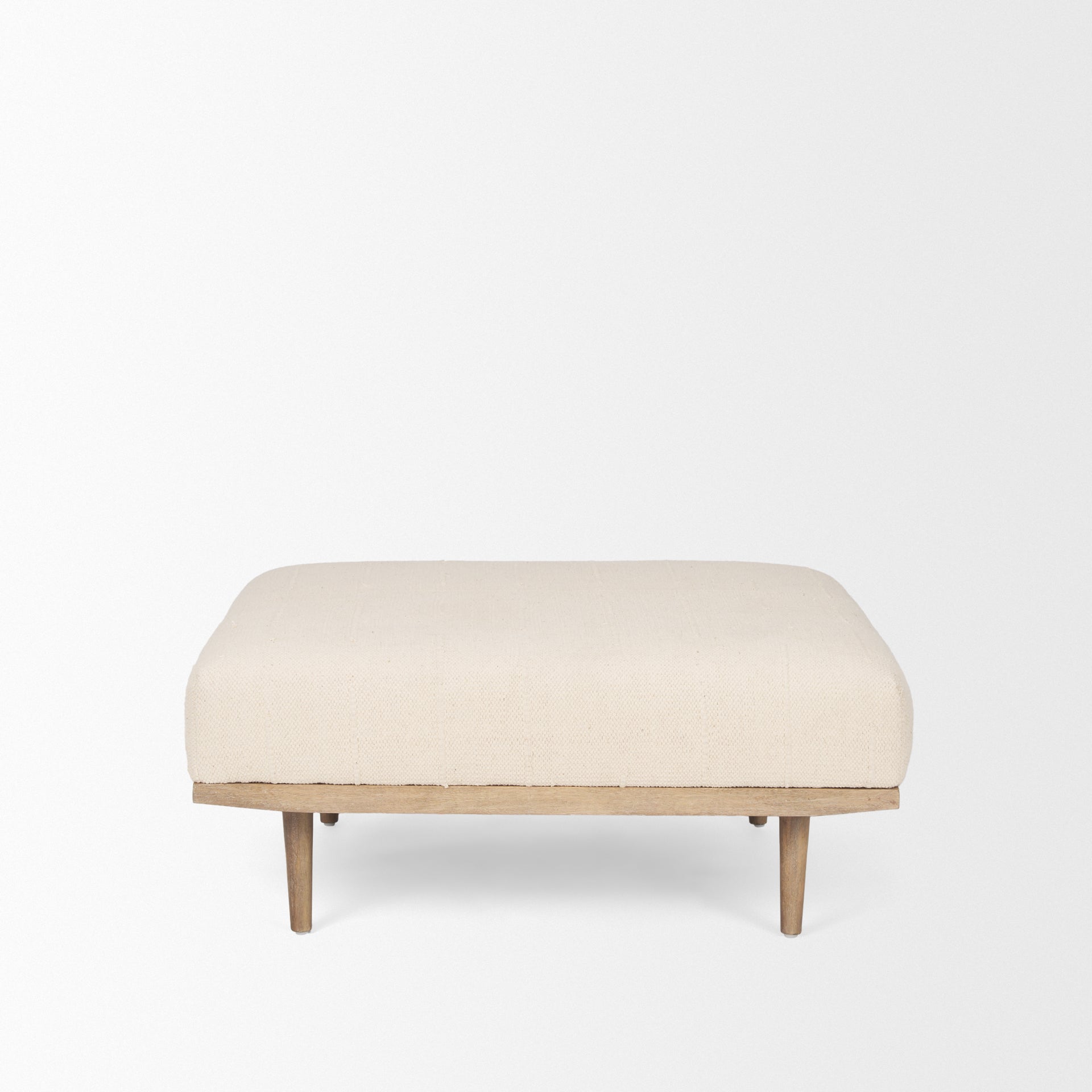 Mercana Shae 37" x 37" x 16" Fabric Ottoman