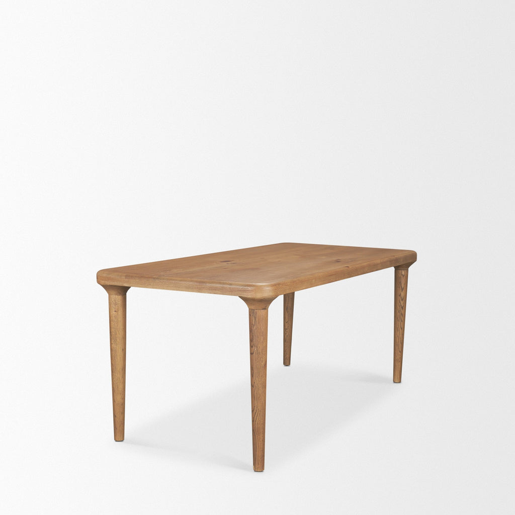 Mercana Suvan 72" x 36" x 30" Solid Wood Dining Table