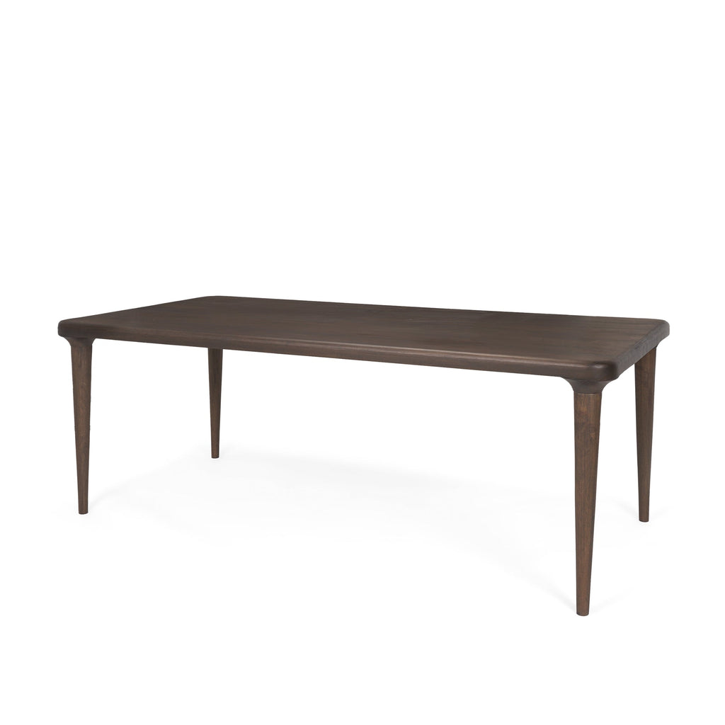 Mercana Suvan 84" x 42" x 30" Solid Wood Dining Table