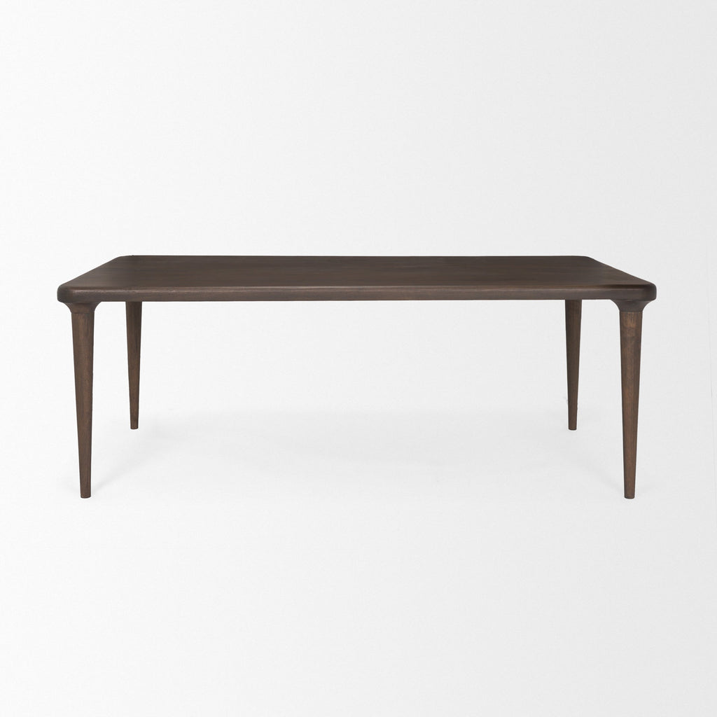 Mercana Suvan 84" x 42" x 30" Solid Wood Dining Table