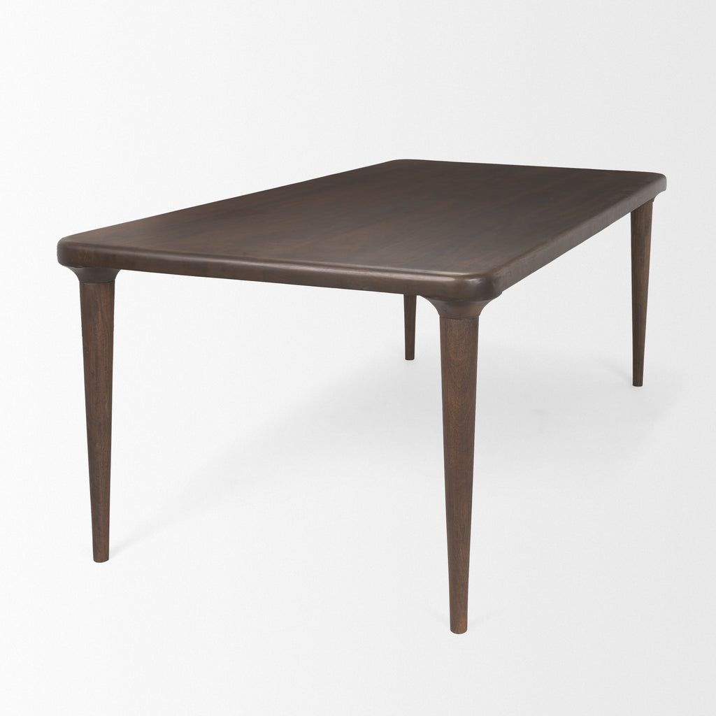 Mercana Suvan 84" x 42" x 30" Solid Wood Dining Table
