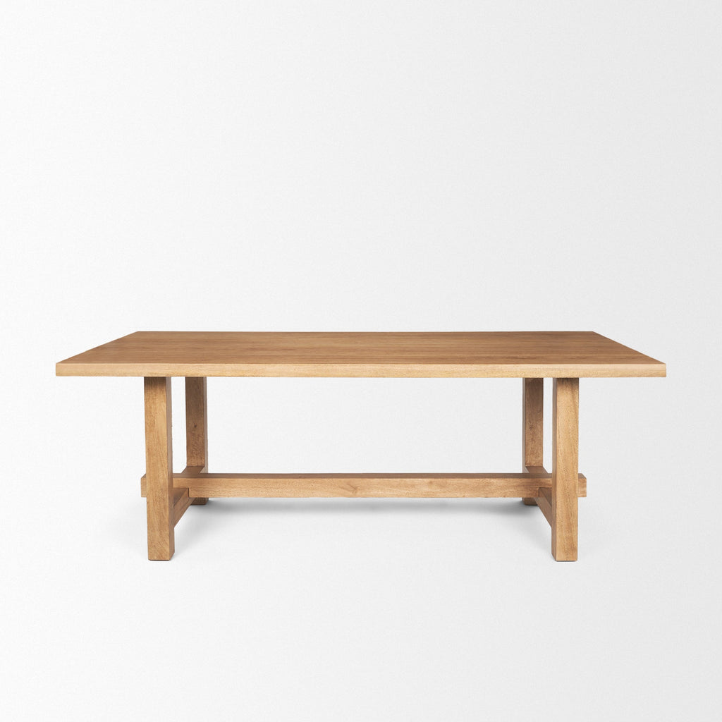 Mercana Suke 84" x 42" x 30" Solid Wood Dining Table