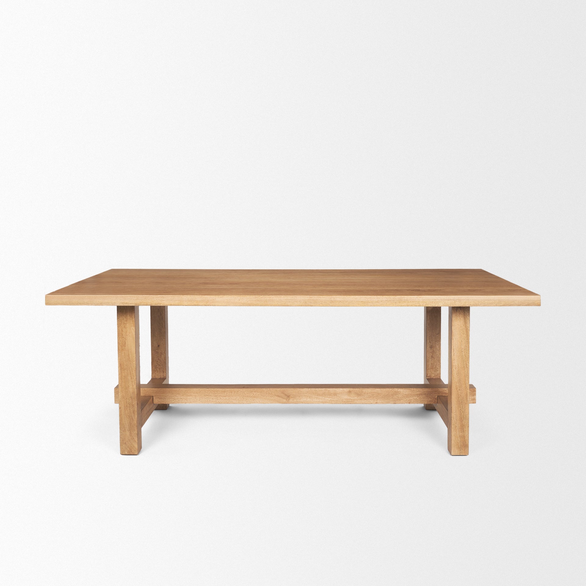 Mercana Suke 84" x 42" x 30" Solid Wood Dining Table