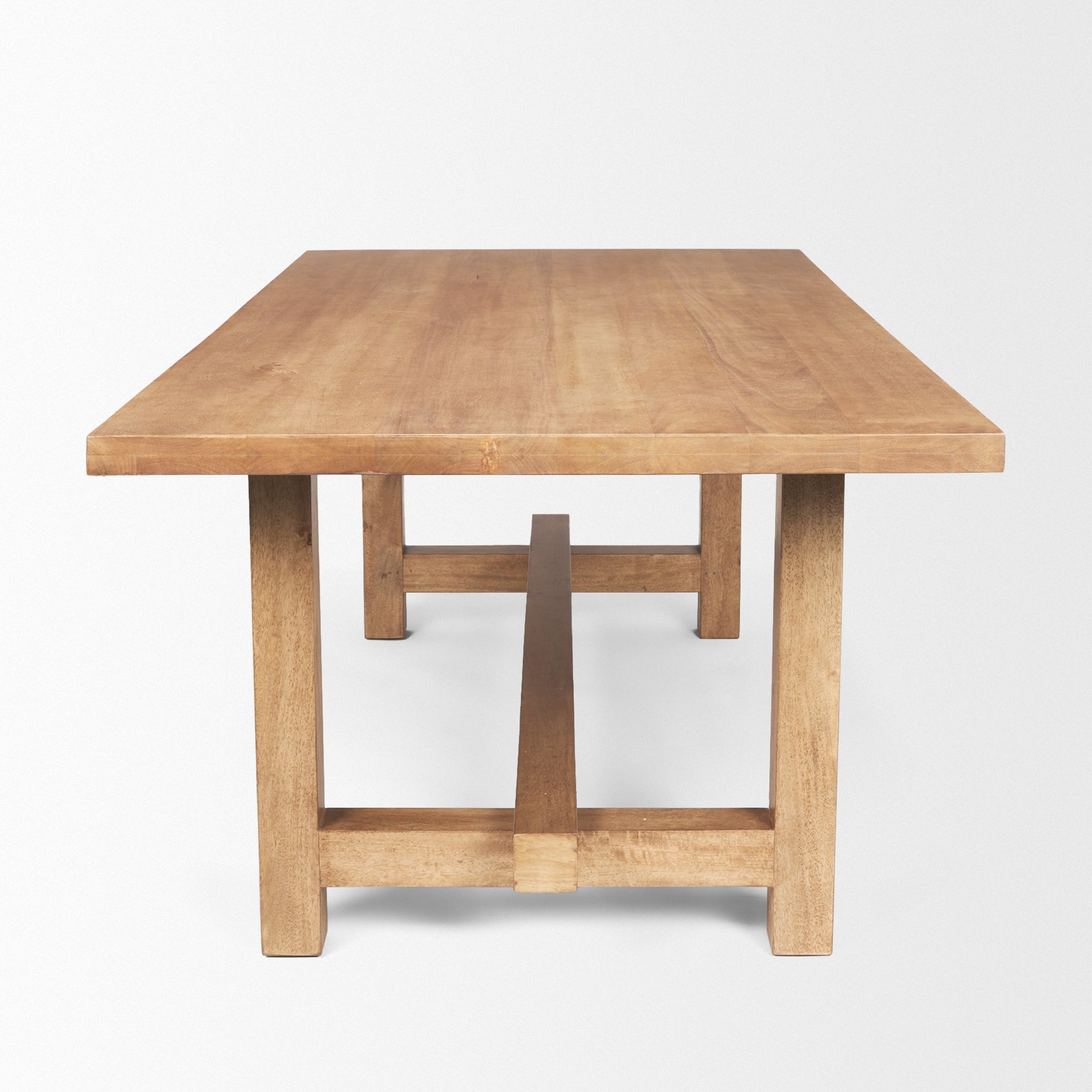 Mercana Suke 84" x 42" x 30" Solid Wood Dining Table