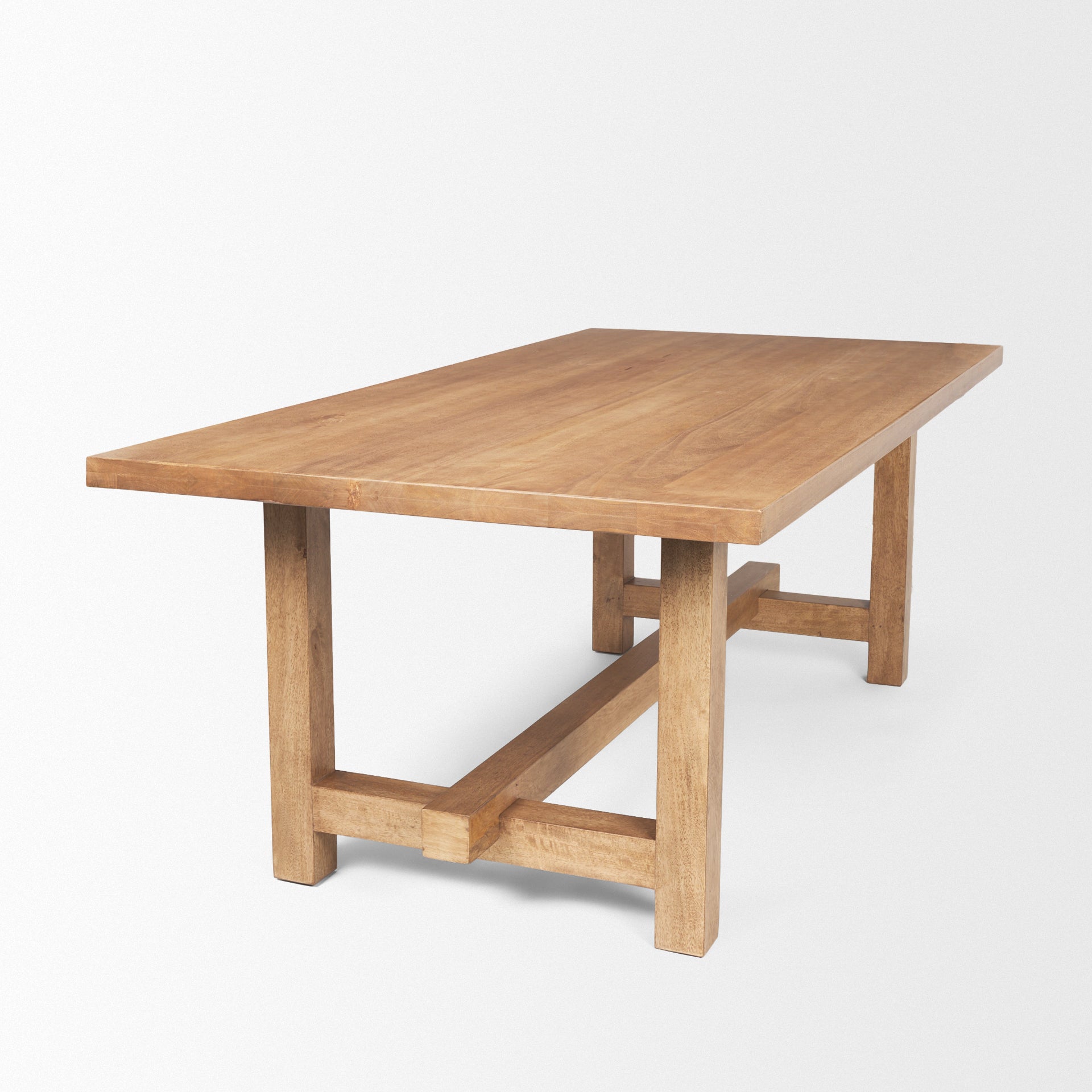 Mercana Suke 84" x 42" x 30" Solid Wood Dining Table
