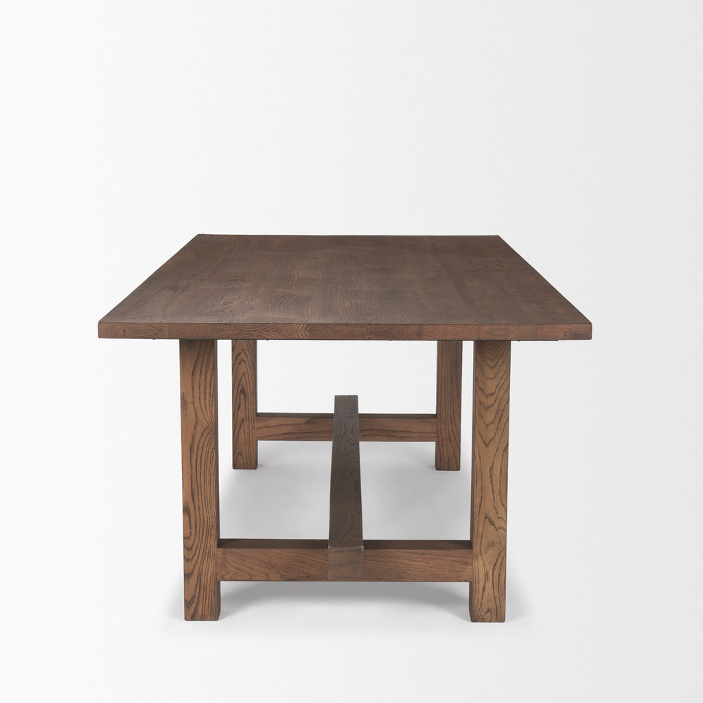 Mercana Suke 84" x 42" x 30" Solid Wood Dining Table