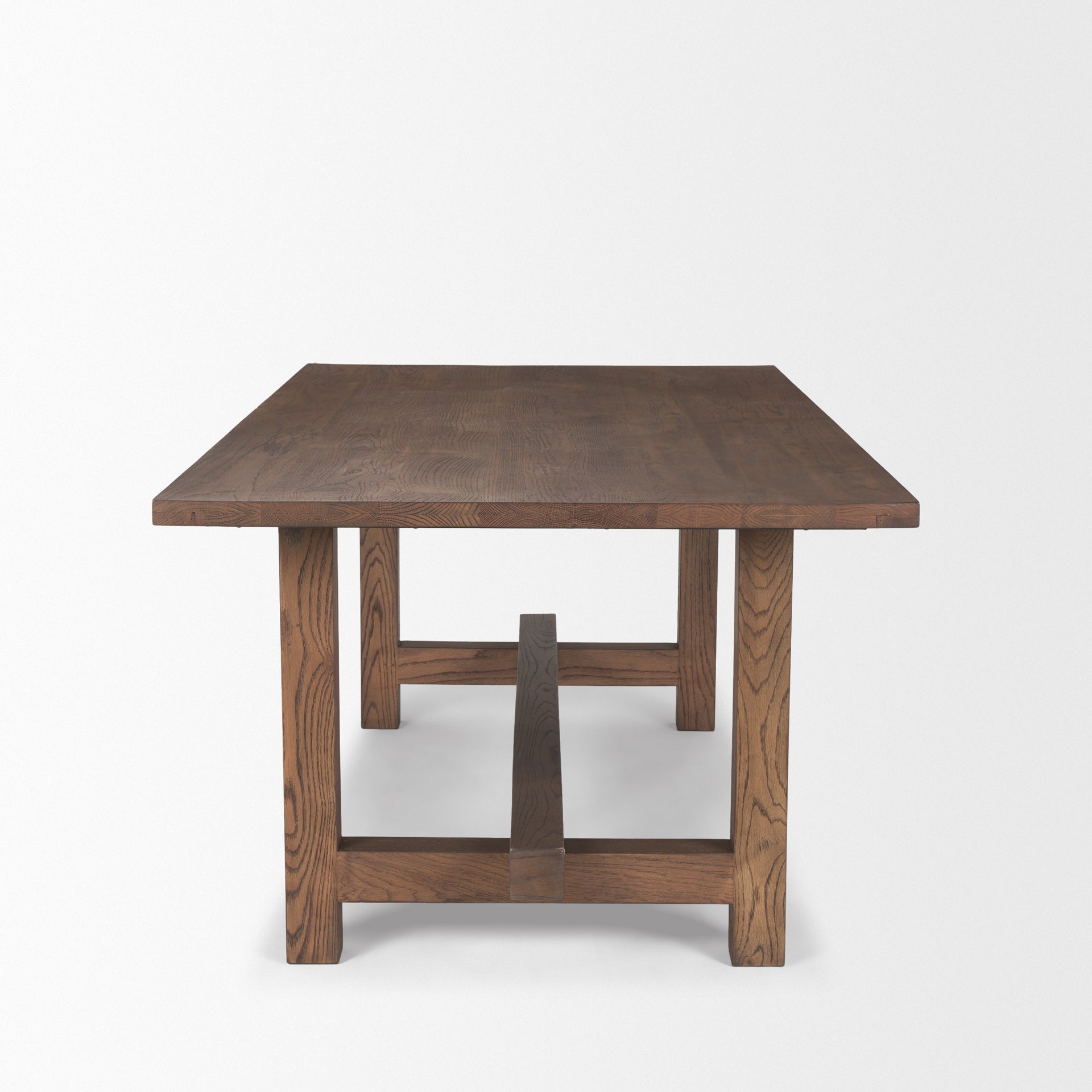 Mercana Suke 84" x 42" x 30" Solid Wood Dining Table