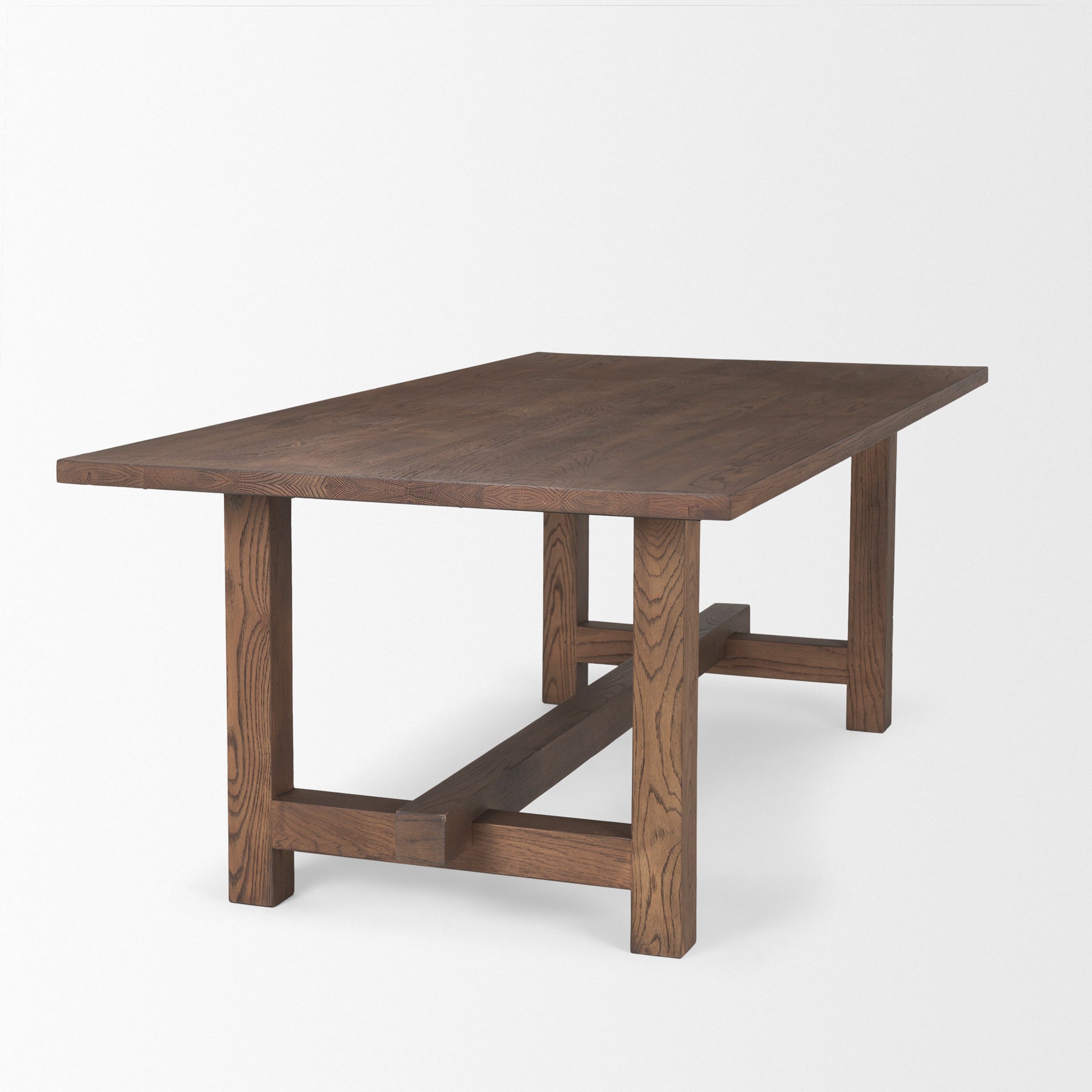 Mercana Suke 84" x 42" x 30" Solid Wood Dining Table