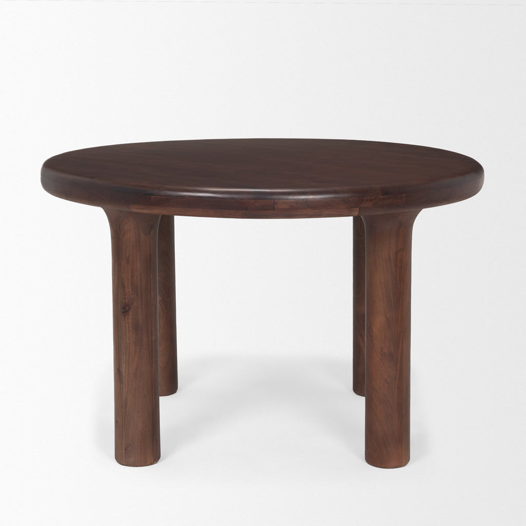 Mercana Soma 48" x 48" x 30" Solid Wood Dining Table