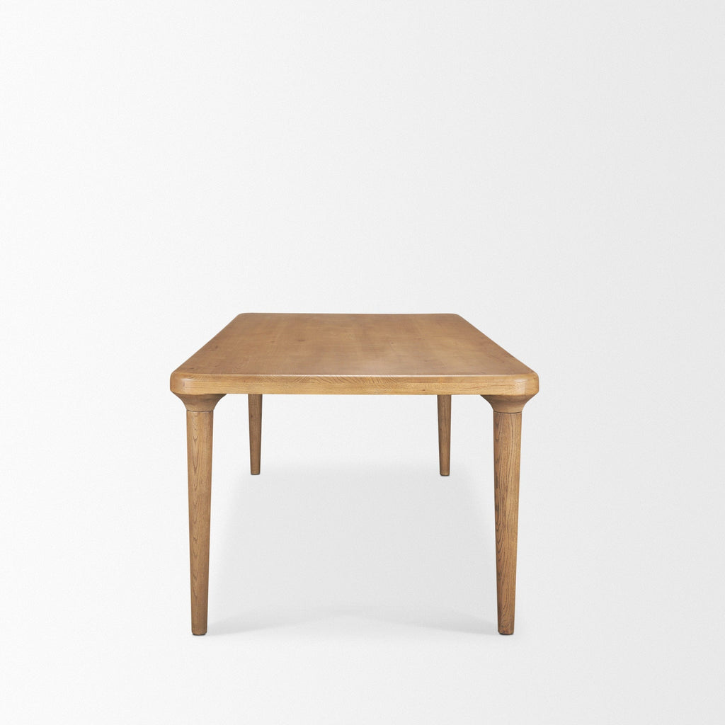Mercana Suvan 84" x 42" x 30" Solid Wood Dining Table