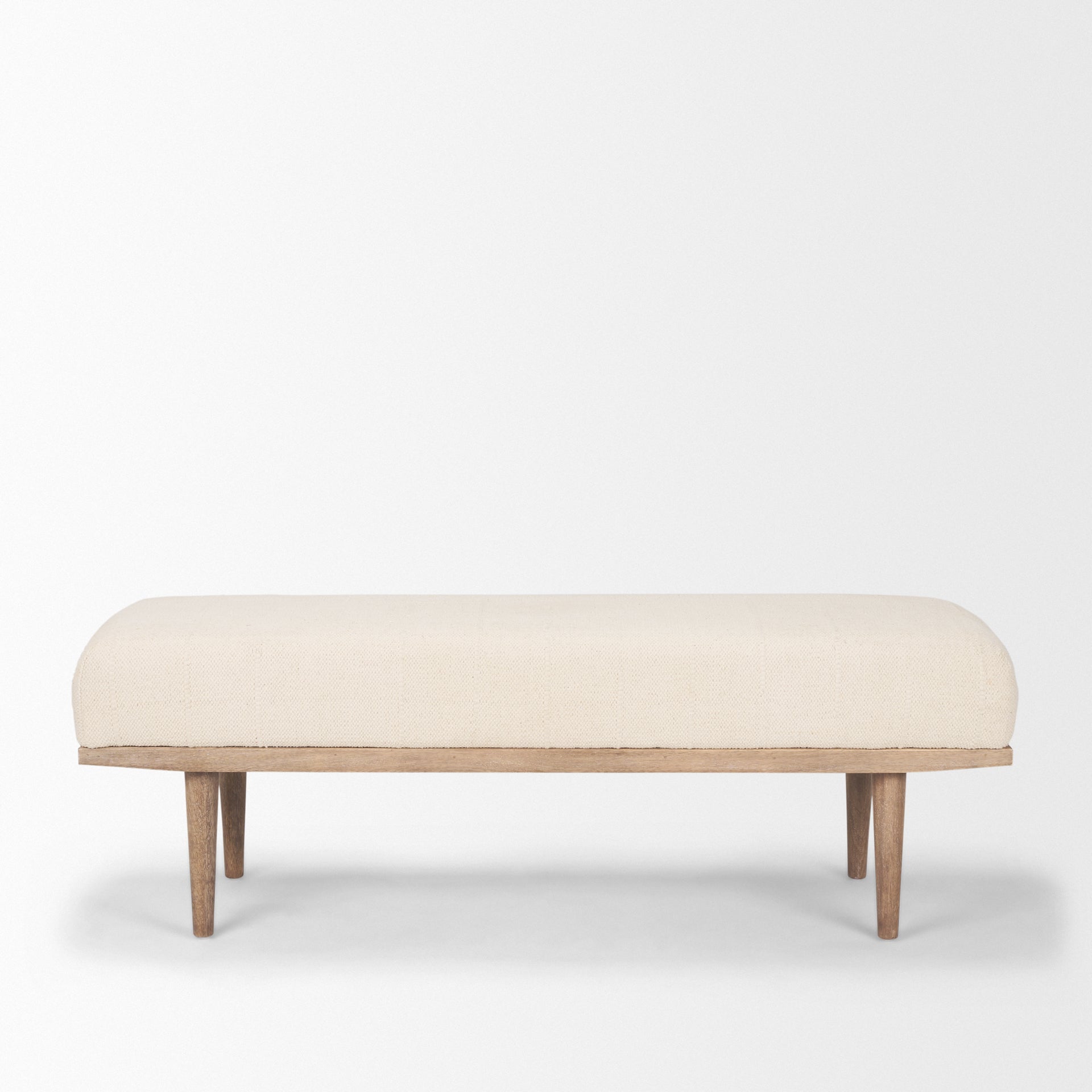 Mercana Shae 56" x 18" x 19" Solid Wood Bench