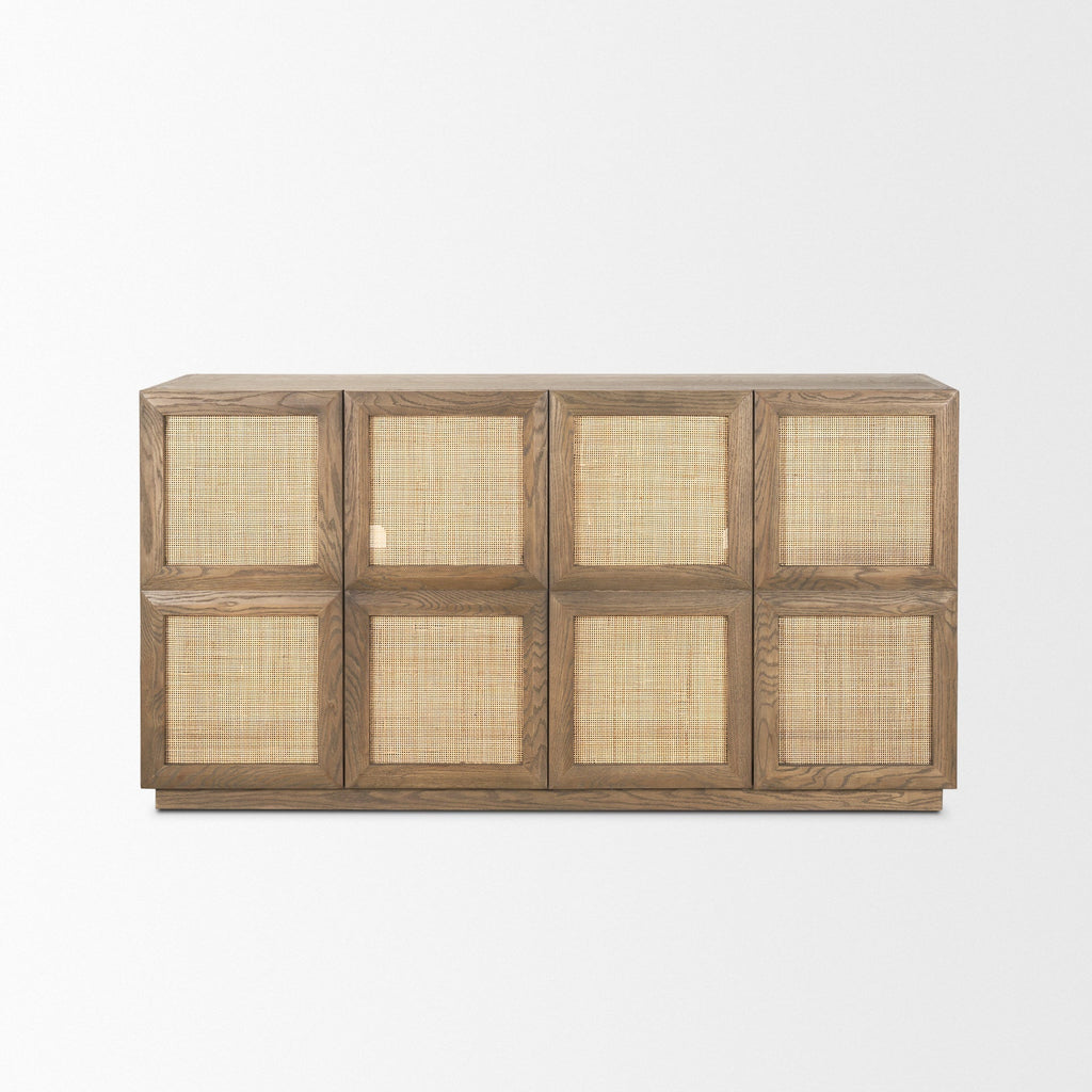 Mercana Sina 64.2" x 17.7" x 33.5" Solid Wood Sideboard