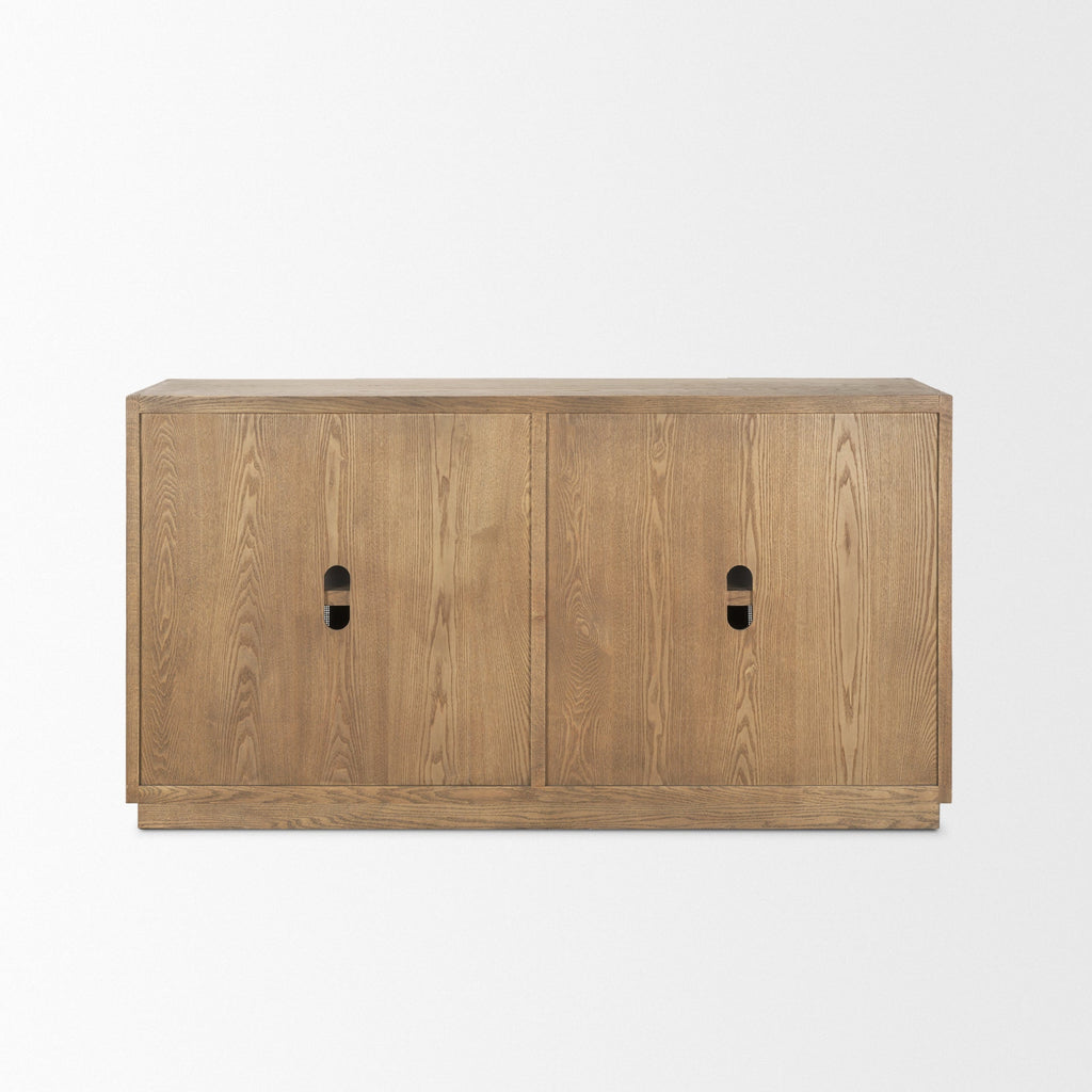 Mercana Sina 64.2" x 17.7" x 33.5" Solid Wood Sideboard