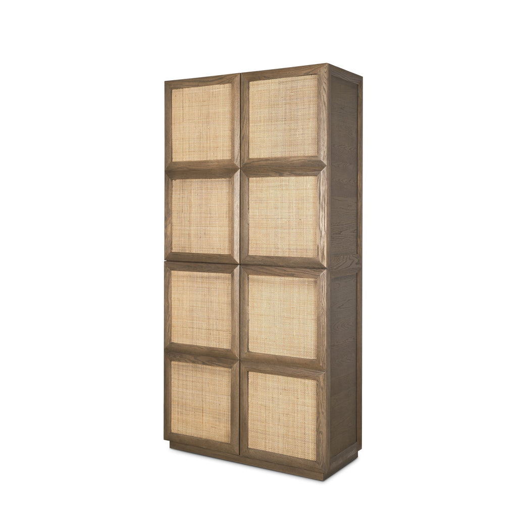 Mercana Sina 39.4" x 17.7" x 80.7" Solid Wood Storage Cabinet