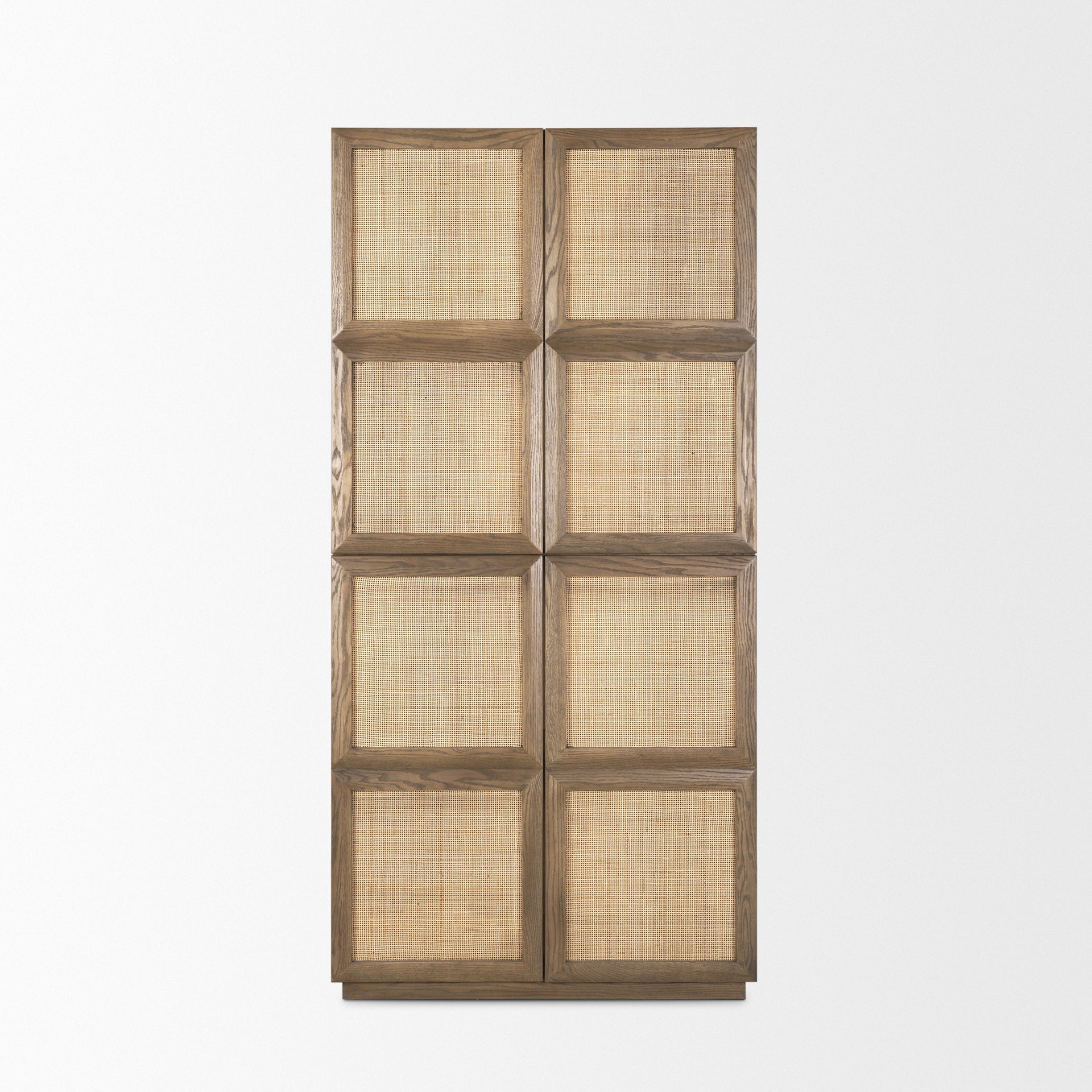 Mercana Sina 39.4" x 17.7" x 80.7" Solid Wood Storage Cabinet