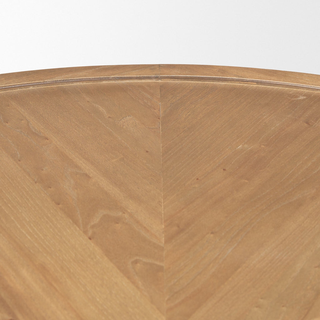 Mercana Tavi 39.3" x 39.3" x 16.5" Solid Wood Coffee Table