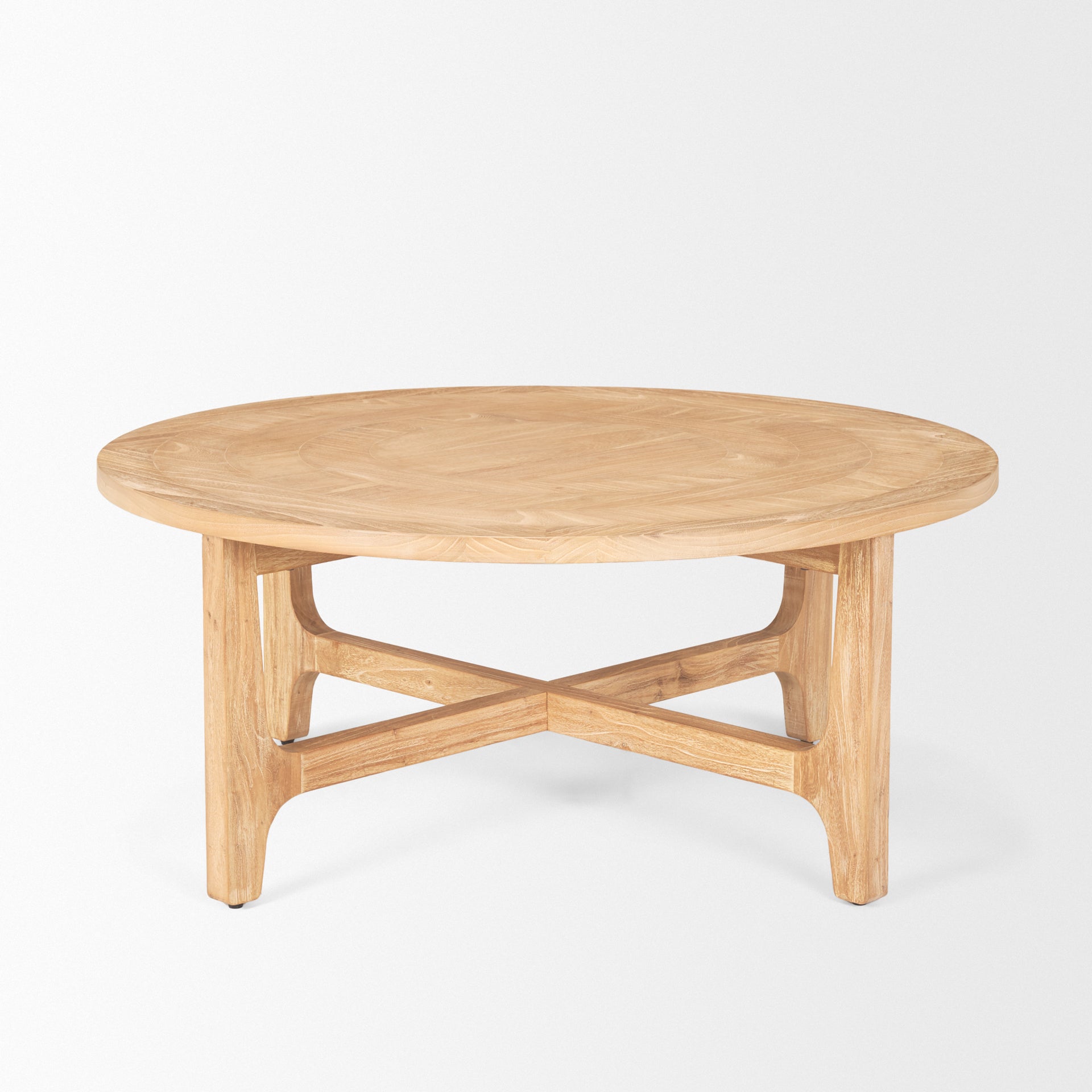 Mercana Taylin 39" x 39" x 16.8" Solid Wood Coffee Table