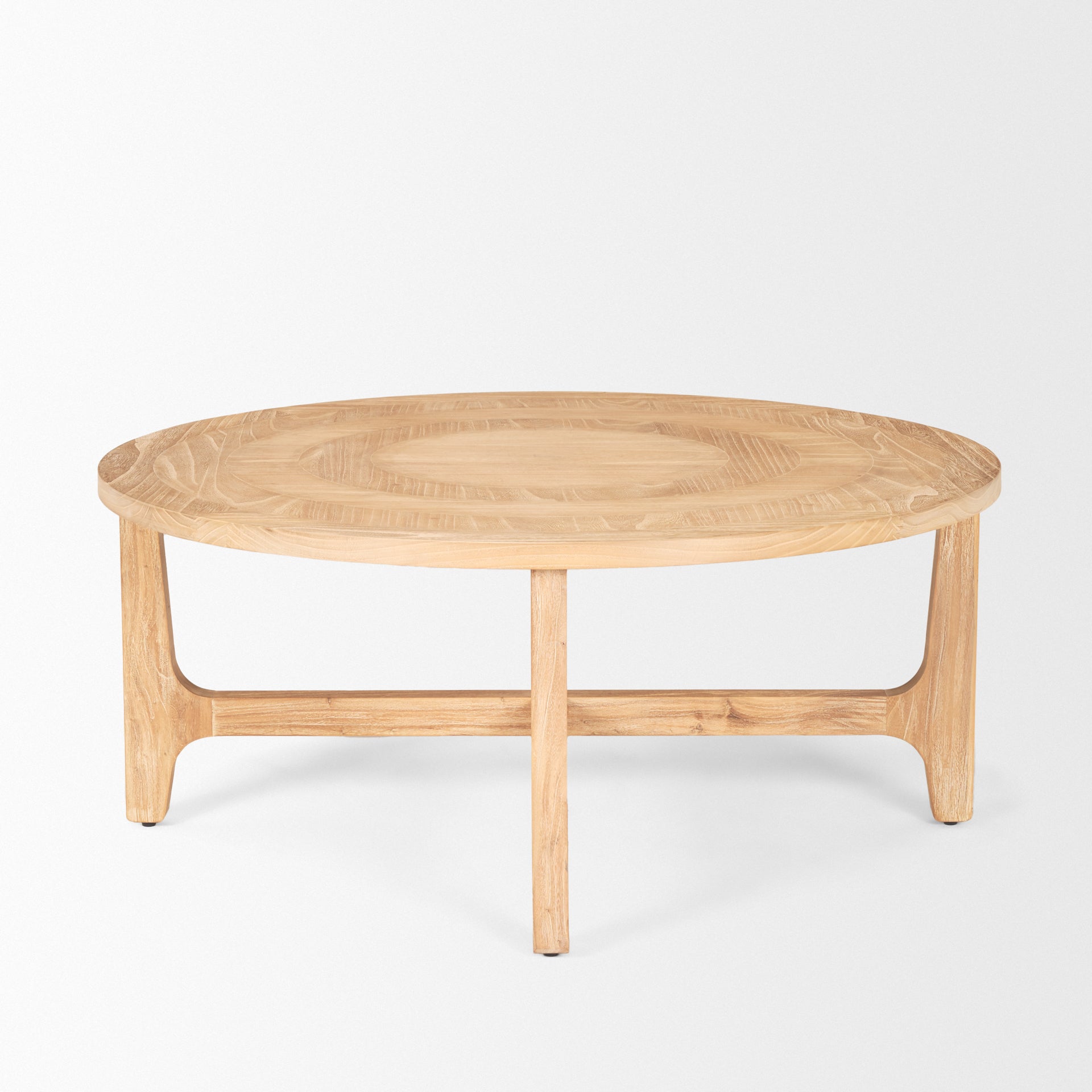 Mercana Taylin 39" x 39" x 16.8" Solid Wood Coffee Table