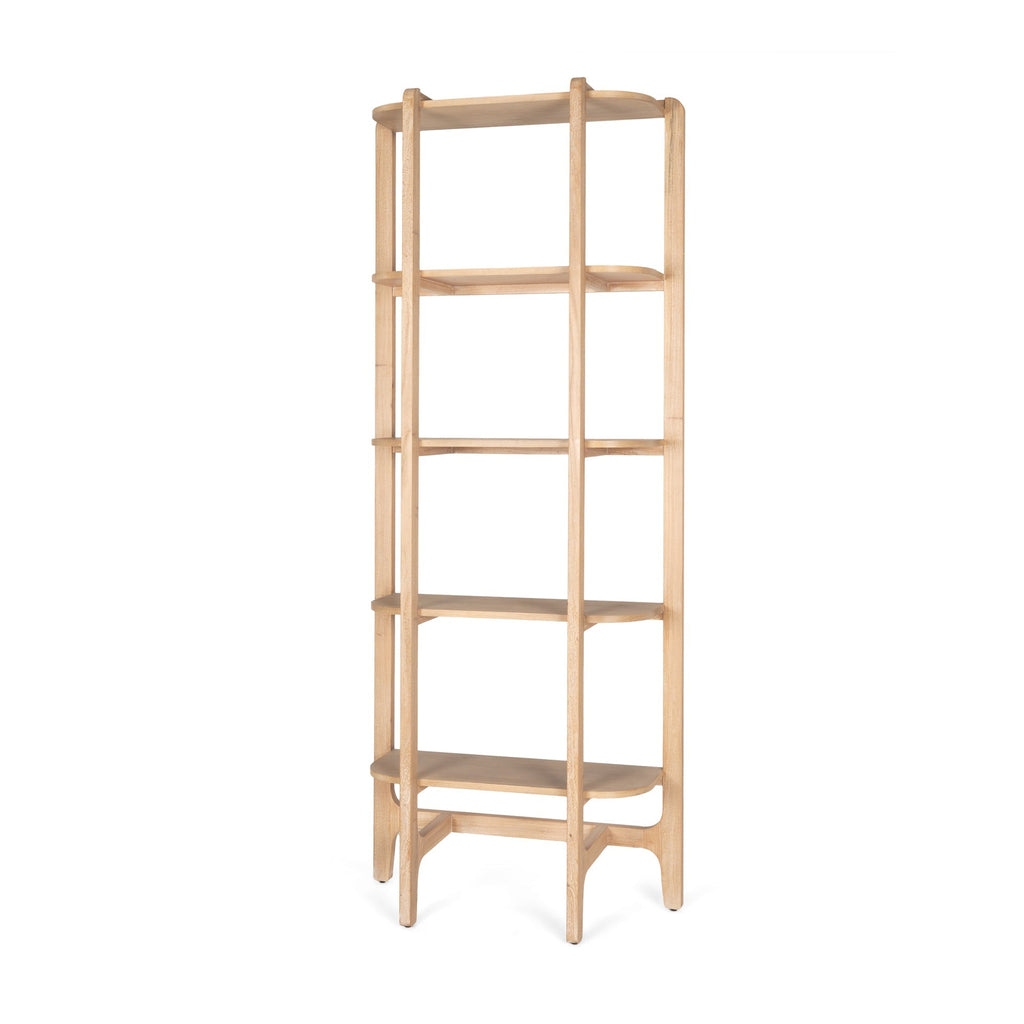 Mercana Taylin 33" x 14" x 83" Solid Wood Wall Shelf