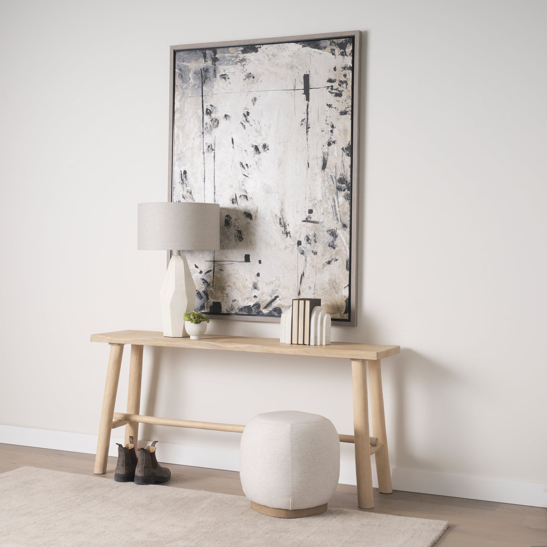 Mercana Piven 18" x 18" x 29.5" Ceramic Table Lamp