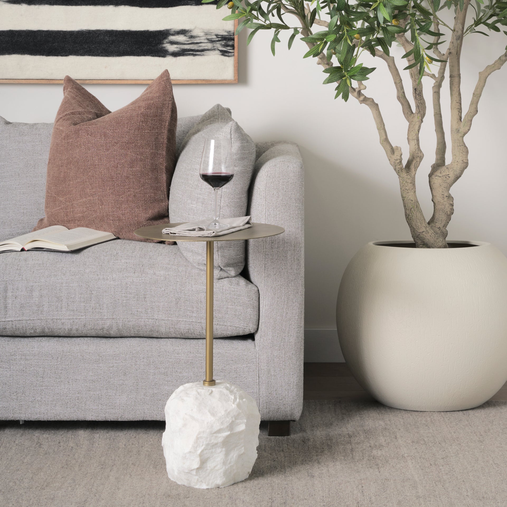 Mercana Rini 15" x 15" x 24.5" Side Table