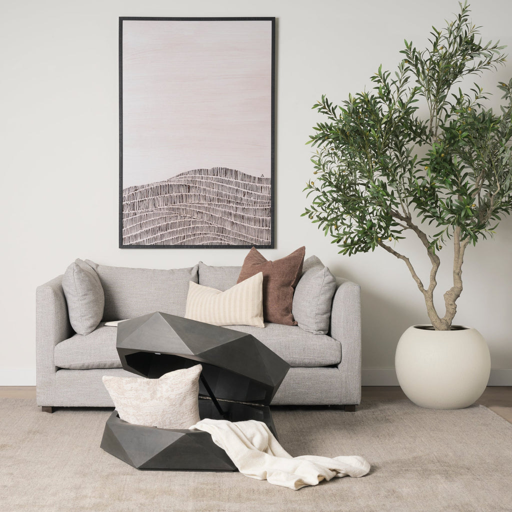 Mercana Arreto 36" x 36" x 15" Solid Wood Coffee Table