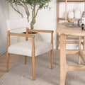 Mercana Toni 22.4" x 24.6" x 33.7" Solid Wood Dining Chair
