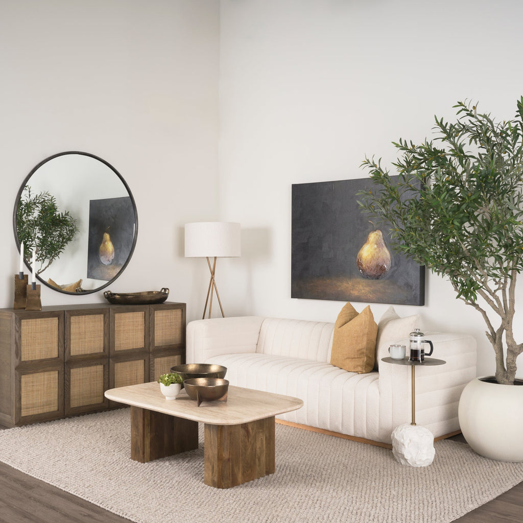 Mercana Sina 64.2" x 17.7" x 33.5" Solid Wood Sideboard