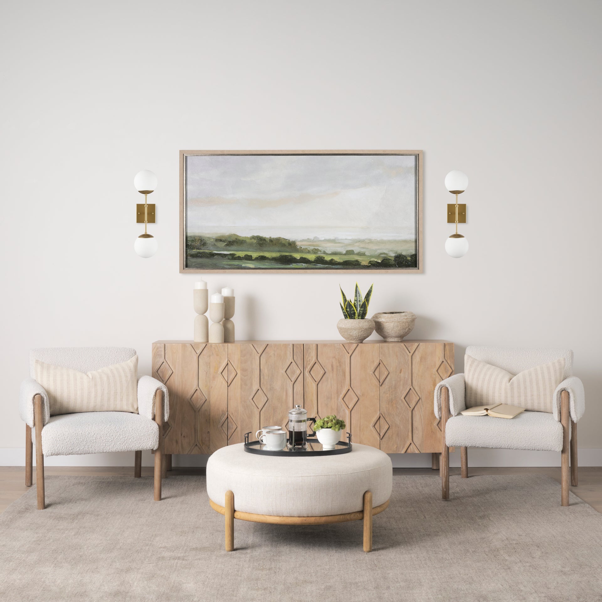 Mercana Edie 22" x 7.5" x 6" Metal Wall Sconce