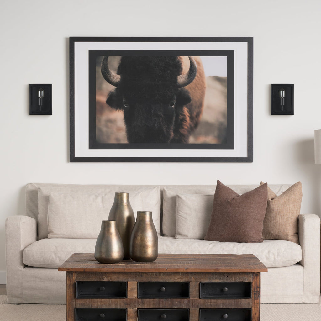 Mercana Cairn 7.9" x 5.1" x 10.6" Metal Wall Sconce