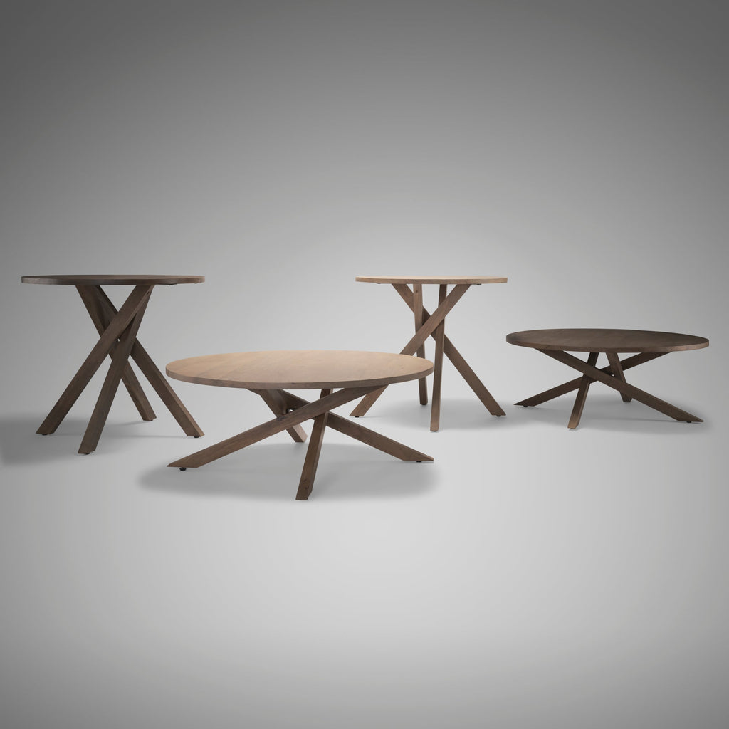 Mercana Solana 42" x 42" x 17" Solid Wood Coffee Table