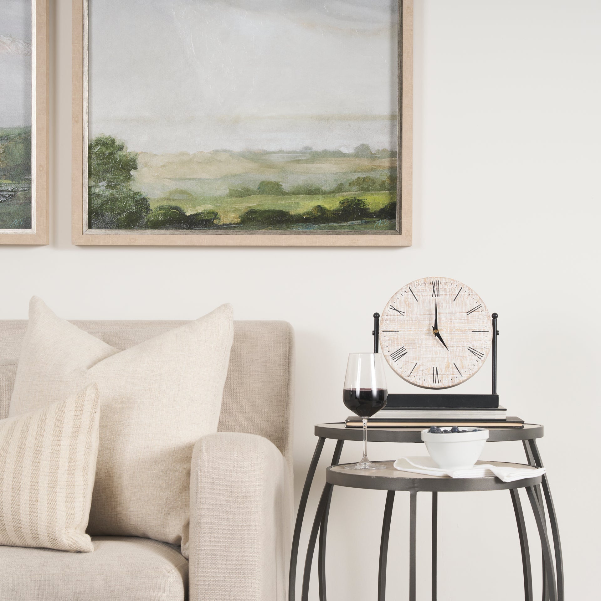 Mercana Clapp 22" x 21" x 26" Metal Side Table