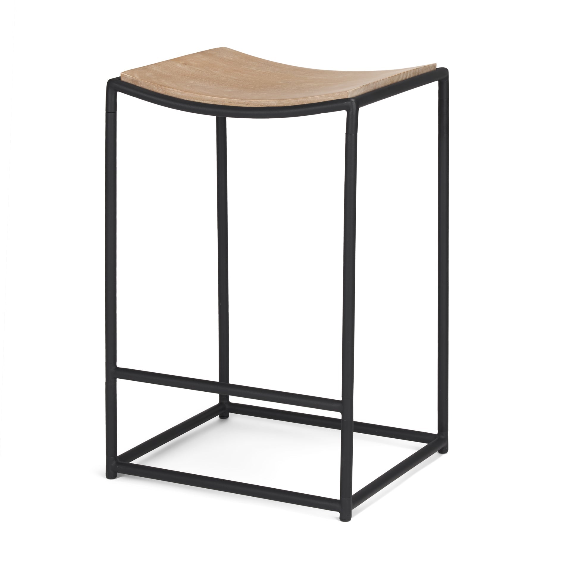 Mercana Taniel 18" x 16" x 27.3" Solid Wood Stool