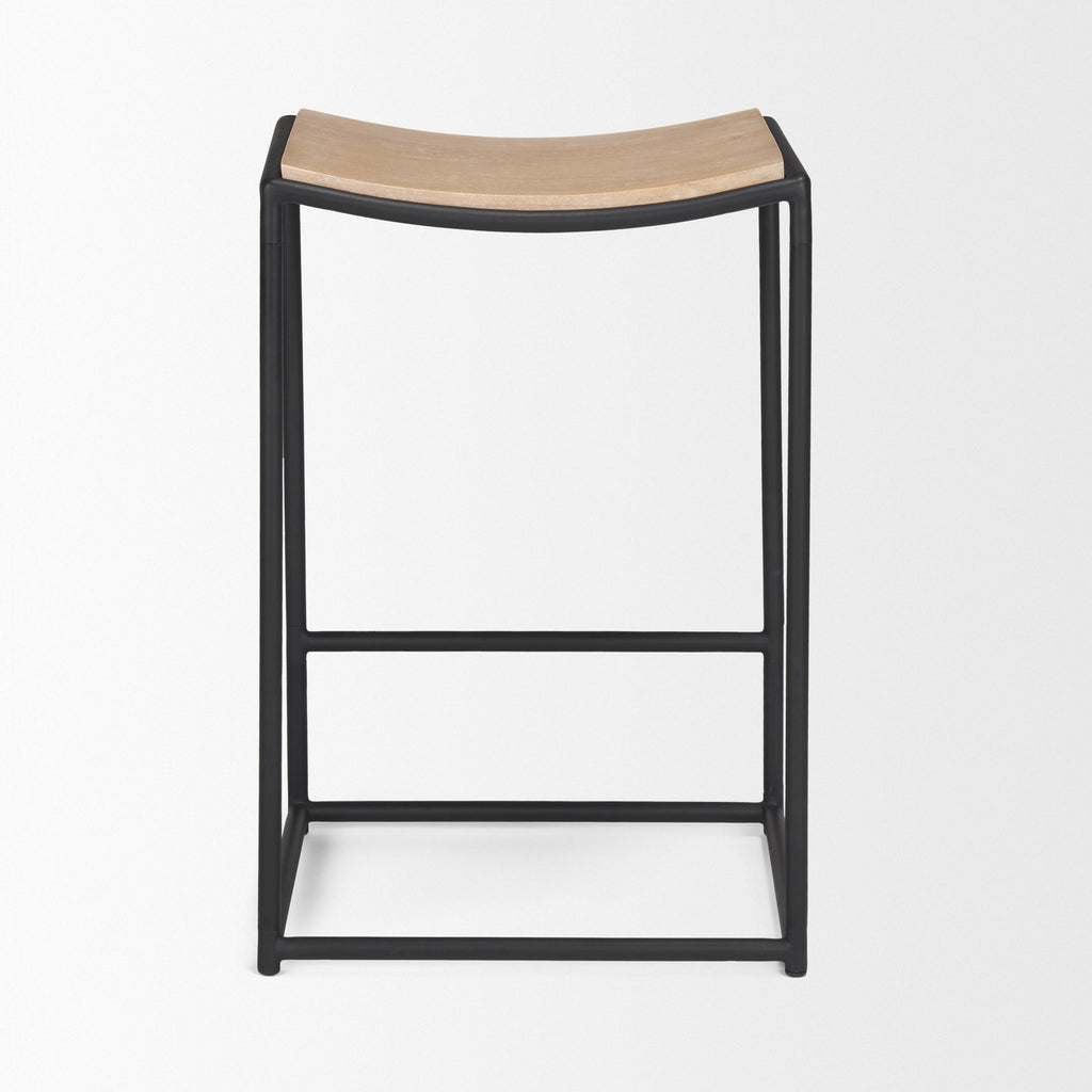Mercana Taniel 18" x 16" x 27.3" Solid Wood Stool