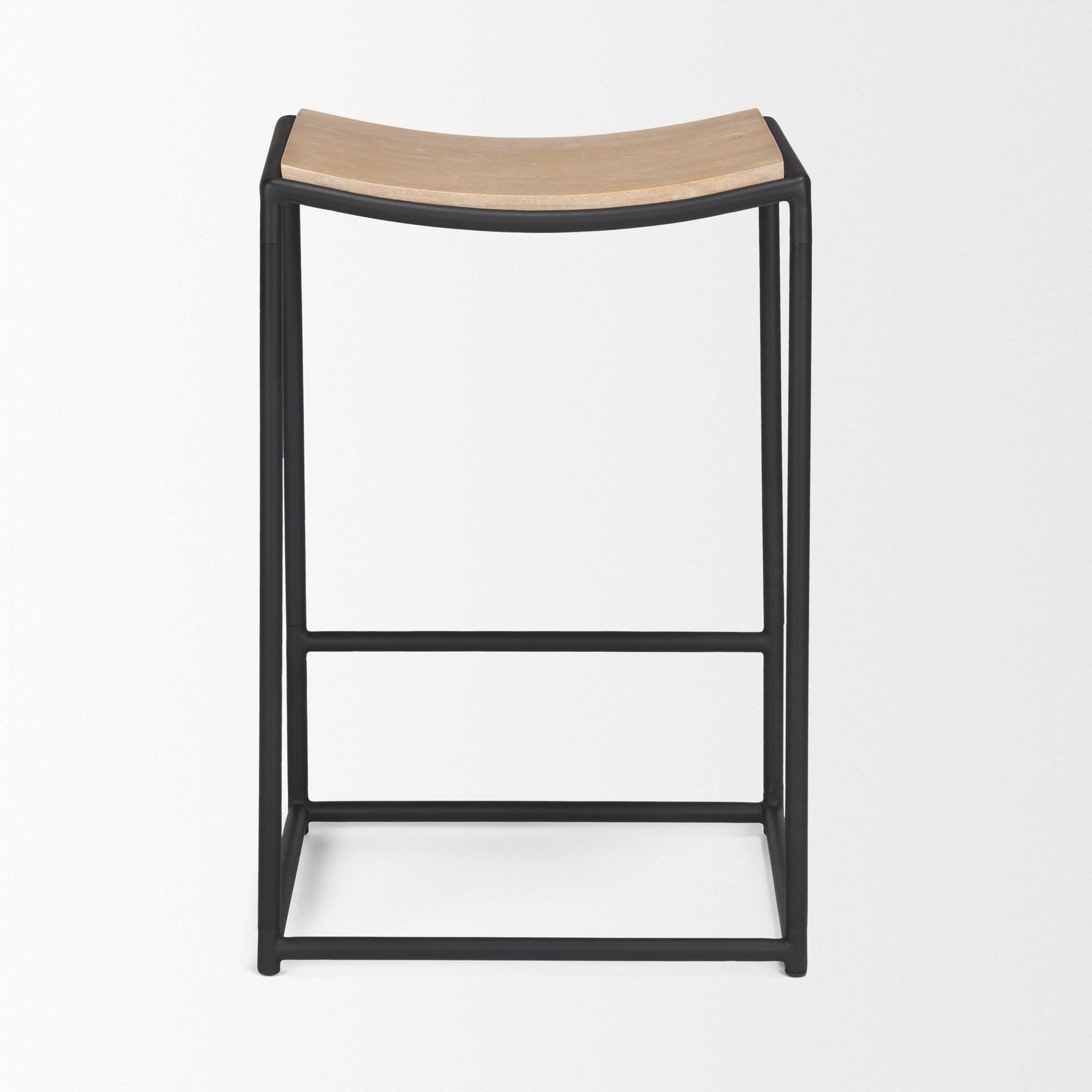 Mercana Taniel 18" x 16" x 27.3" Solid Wood Stool