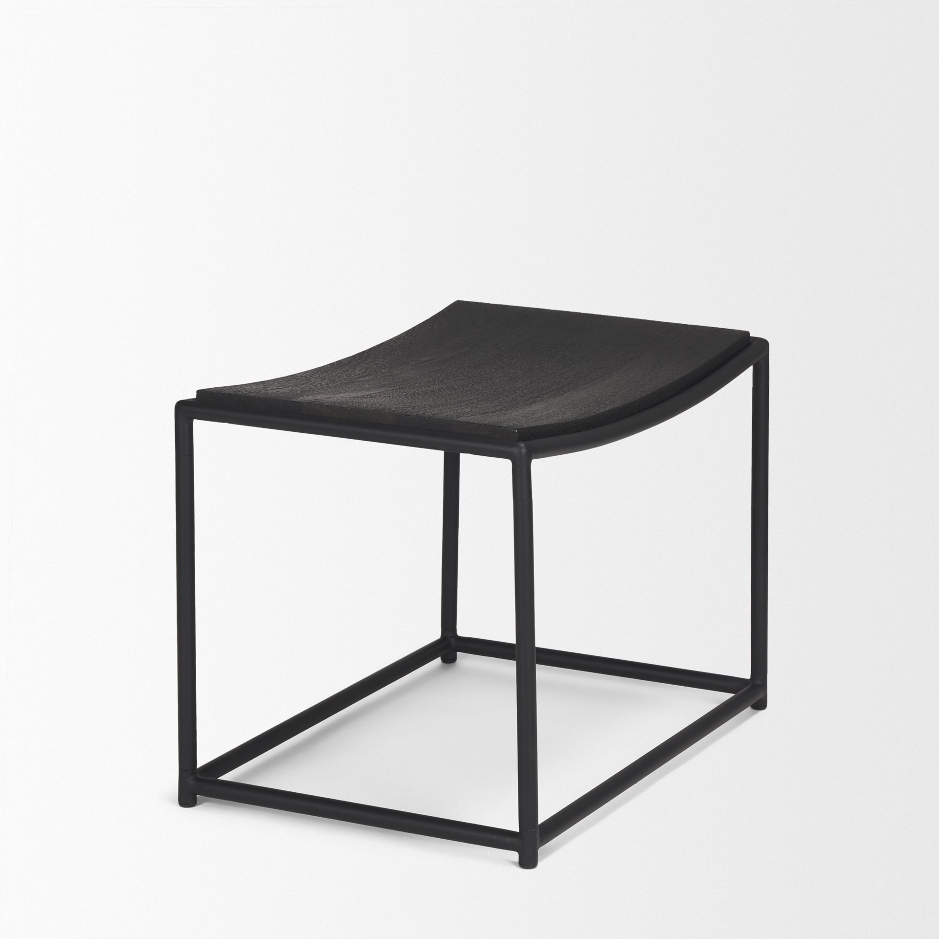 Mercana Taniel 23.3" x 16" x 17" Solid Wood Stool