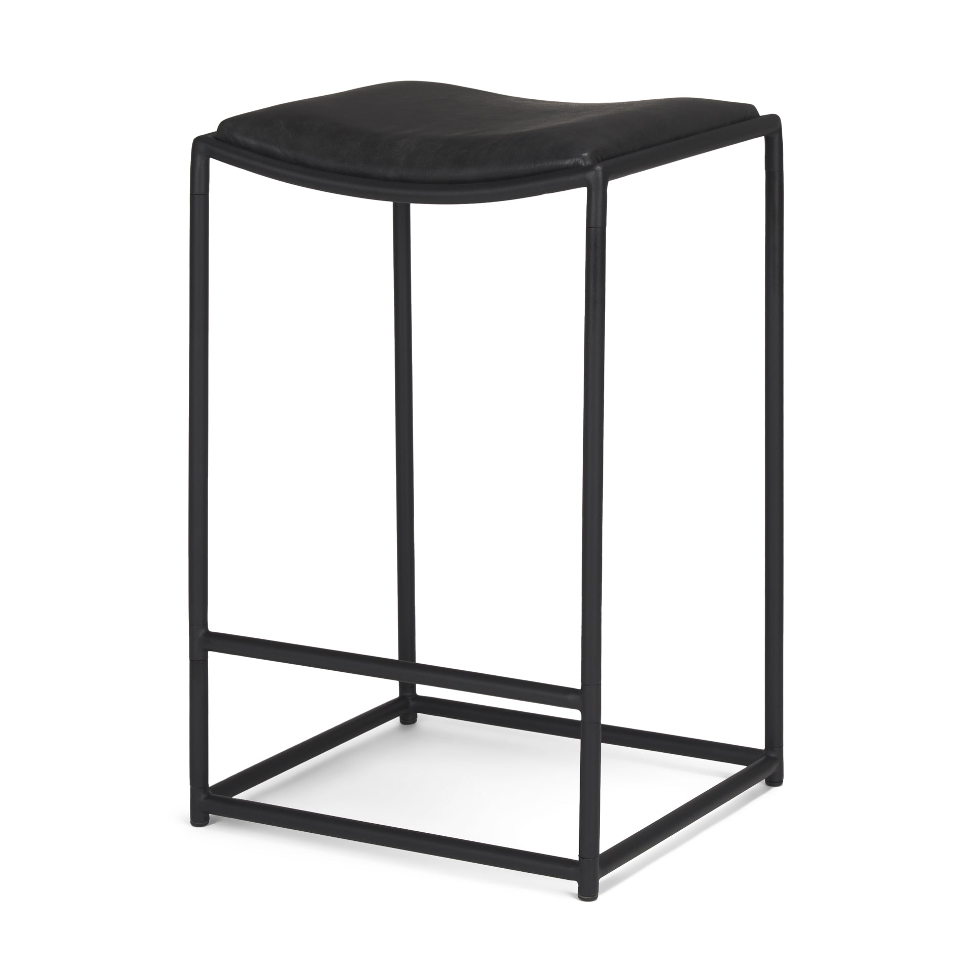 Mercana Taniel 18" x 16" x 27.8" Leather Stool