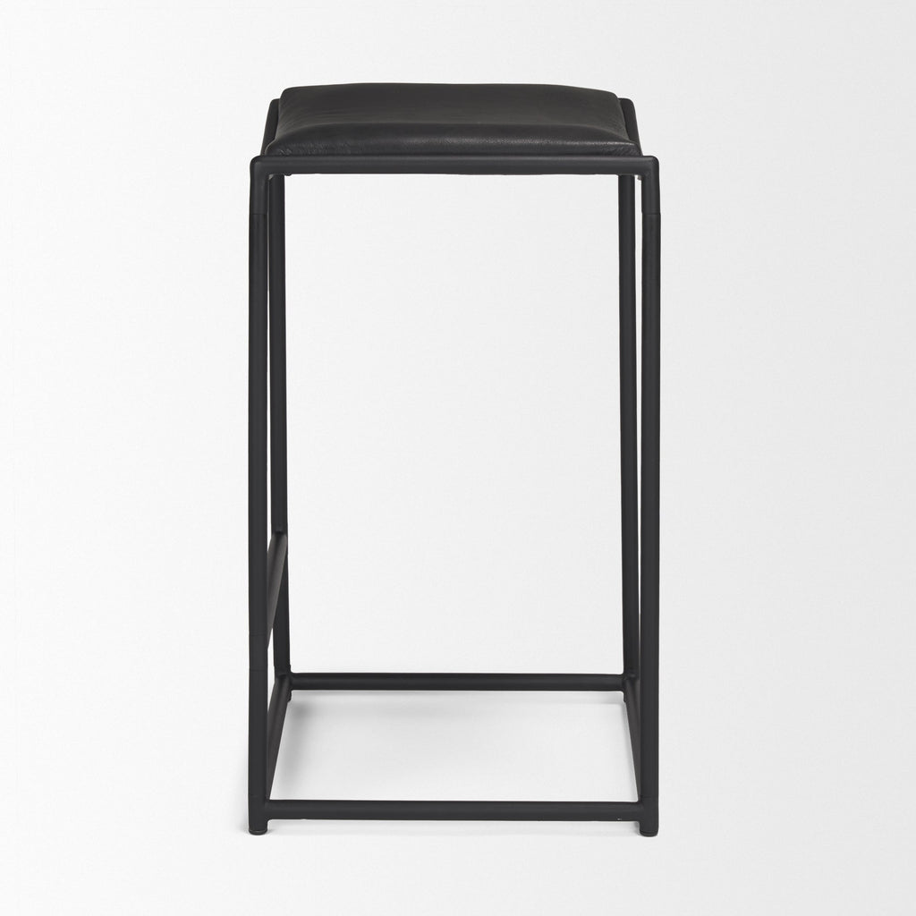 Mercana Taniel 18" x 16" x 27.8" Leather Stool