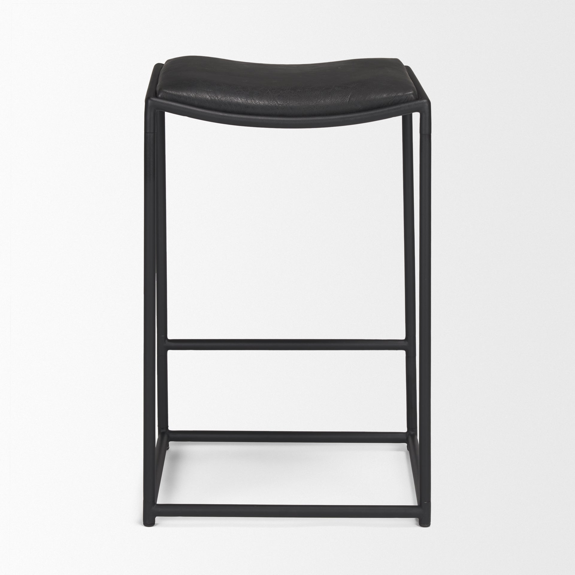 Mercana Taniel 18" x 16" x 27.8" Leather Stool