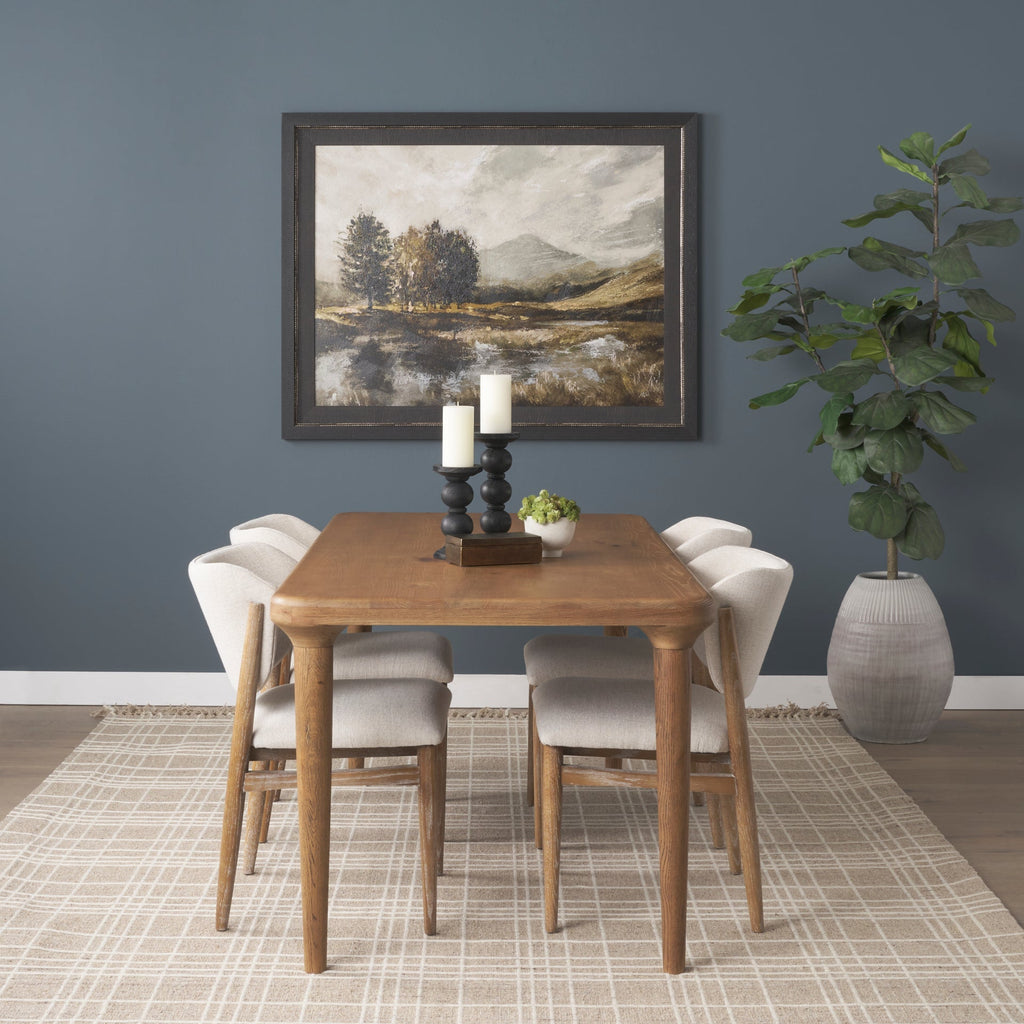 Mercana Suvan 72" x 36" x 30" Solid Wood Dining Table