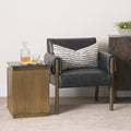 Mercana Satima 16" x 16" x 22" Metal Side Table