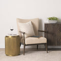 Mercana Satima 16" x 16" x 22.3" Metal Side Table