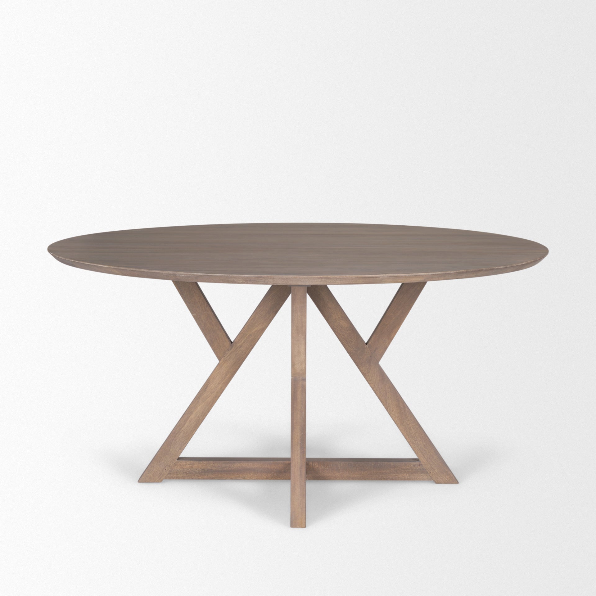Mercana Jennings 60" x 60" x 29.5" Solid Wood Dining Table