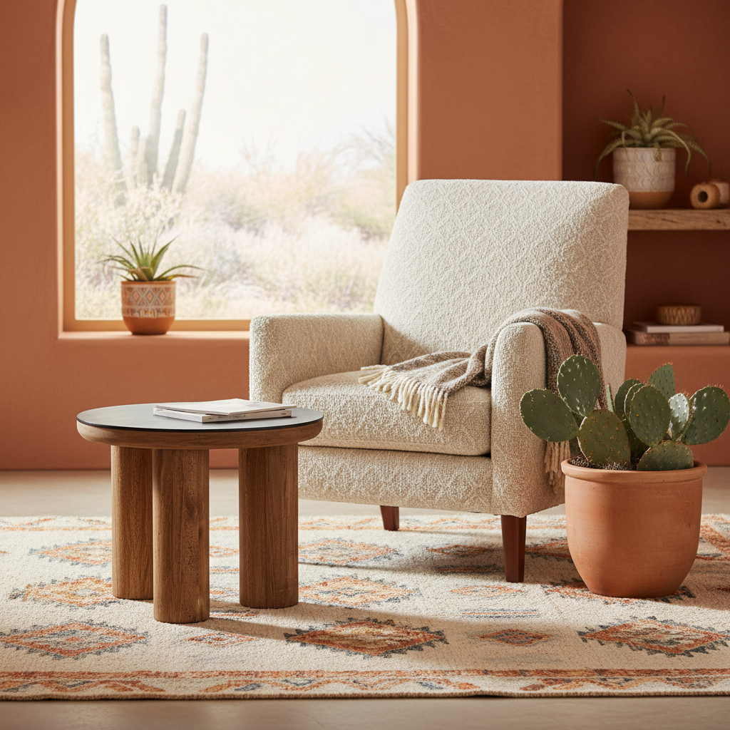 Mercana Tucson 23.5" x 23.5" x 18" Side Table