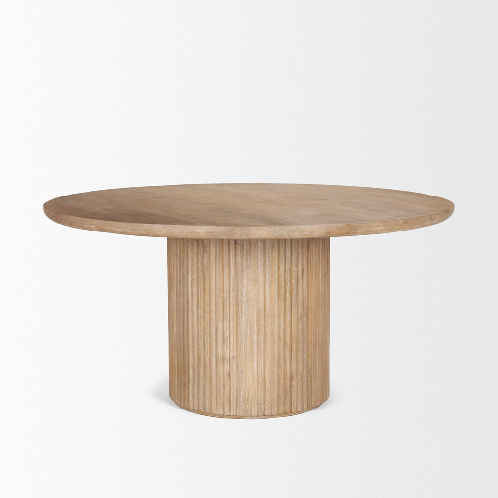 Mercana Terra 60" x 60" x 30" Solid Wood Dining Table